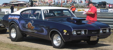 Bob Herouxs Scat Rat, a 1968 Oldsmobile Cutlass race car, is missing and believed to be stolen